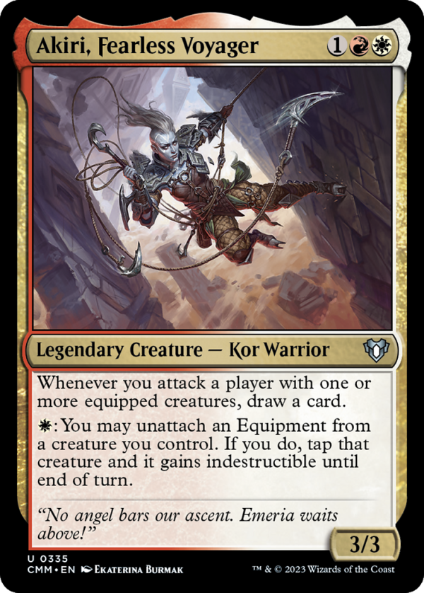 Akiri, Fearless Voyager [Commander Masters] For Cheap