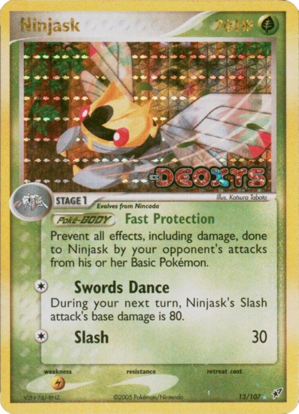 Ninjask (13 107) (Stamped) [EX: Deoxys] Online now