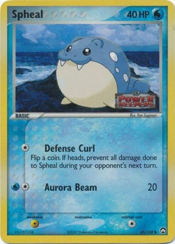 Spheal (65 108) (Stamped) [EX: Power Keepers] For Cheap