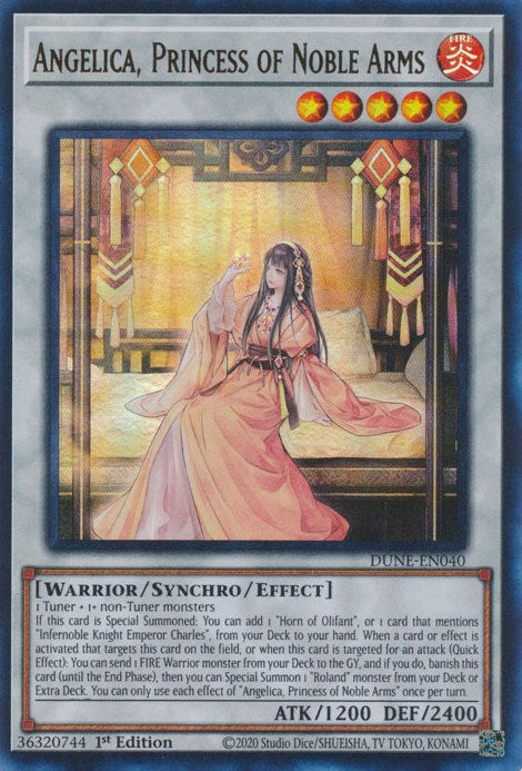 Angelica, Princess of Noble Arms [DUNE-EN040] Ultra Rare Discount