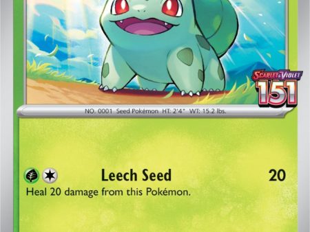 Bulbasaur (001 165) (Best Buy Exclusive) [Scarlet & Violet: 151] Online Hot Sale