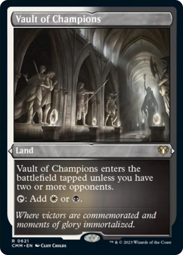 Vault of Champions (Foil Etched) [Commander Masters] Supply