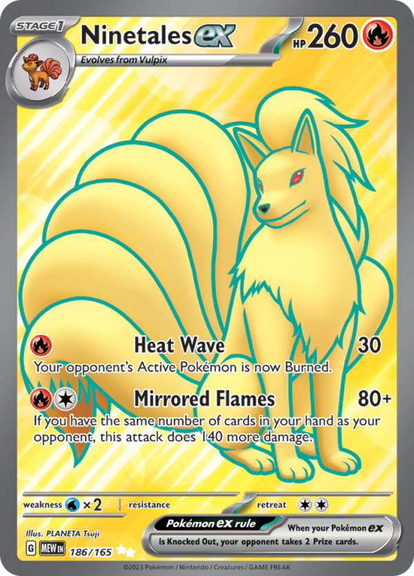 Ninetales ex (186 165) [Scarlet & Violet: 151] Supply