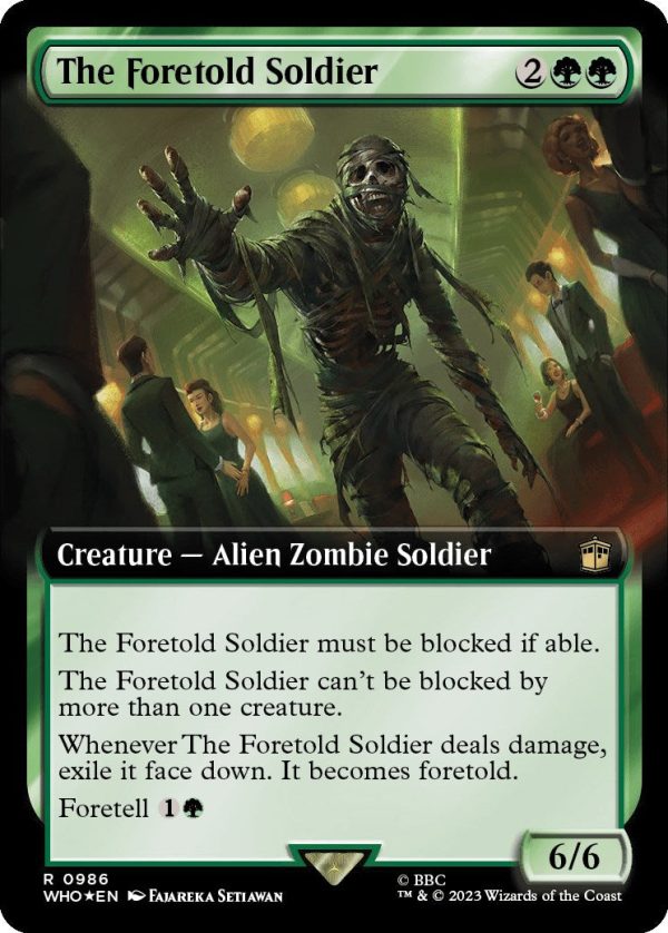 The Foretold Soldier (Extended Art) (Surge Foil) [Doctor Who] on Sale