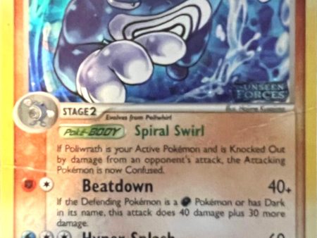 Poliwrath (11 115) (Stamped) [EX: Unseen Forces] Sale