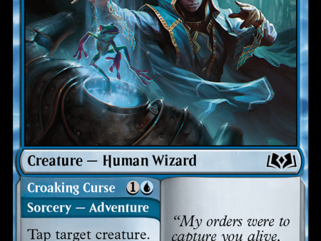 Vantress Transmuter    Croaking Curse [Wilds of Eldraine] Online Hot Sale