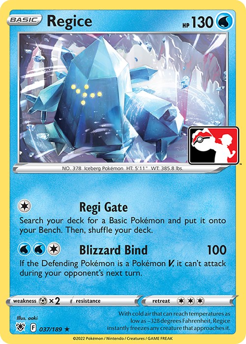 Regice (037 189) [Prize Pack Series Three] on Sale