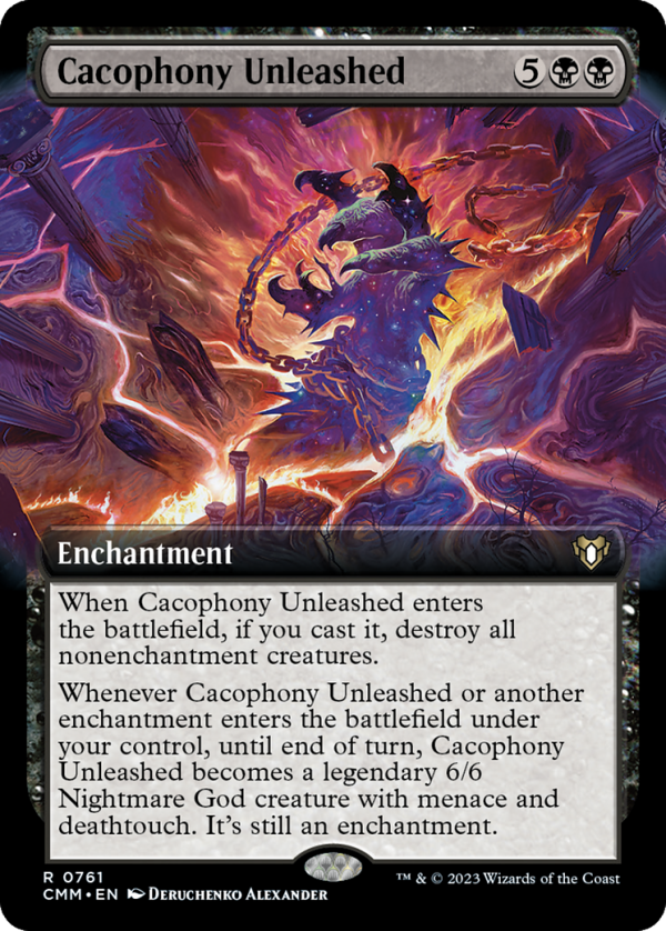 Cacophony Unleashed (Extended Art) [Commander Masters] Online Sale