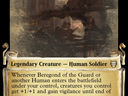 Beregond of the Guard [The Lord of the Rings: Tales of Middle-Earth Commander Showcase Scrolls] Hot on Sale