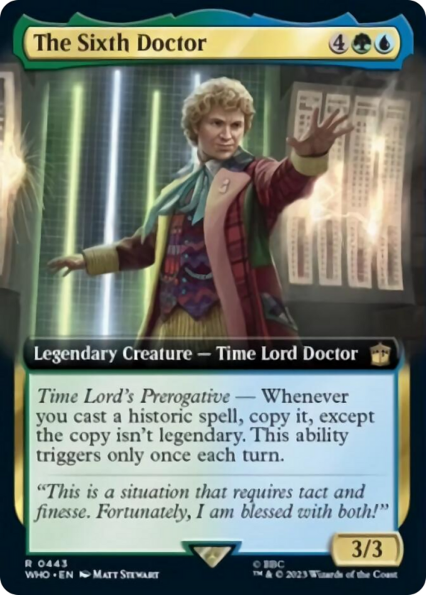 The Sixth Doctor (Extended Art) [Doctor Who] For Discount