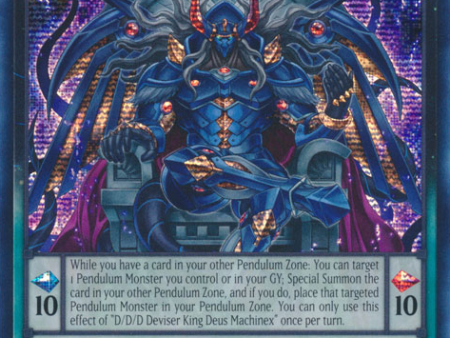 D D D Deviser King Deus Machinex [MP23-EN023] Prismatic Secret Rare Online Sale