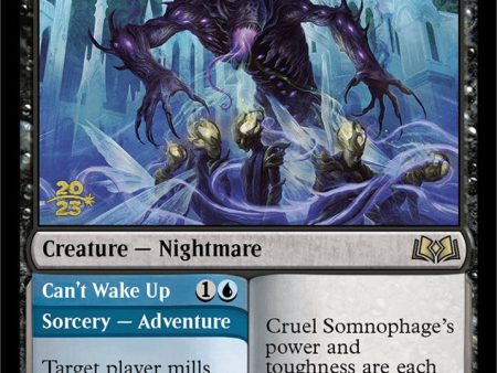 Cruel Somnophage    Can t Wake Up [Wilds of Eldraine Prerelease Promos] on Sale