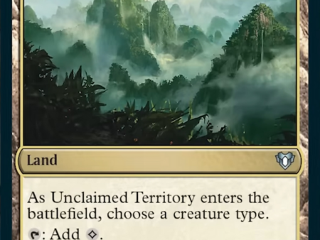 Unclaimed Territory [Commander Masters] Online Hot Sale