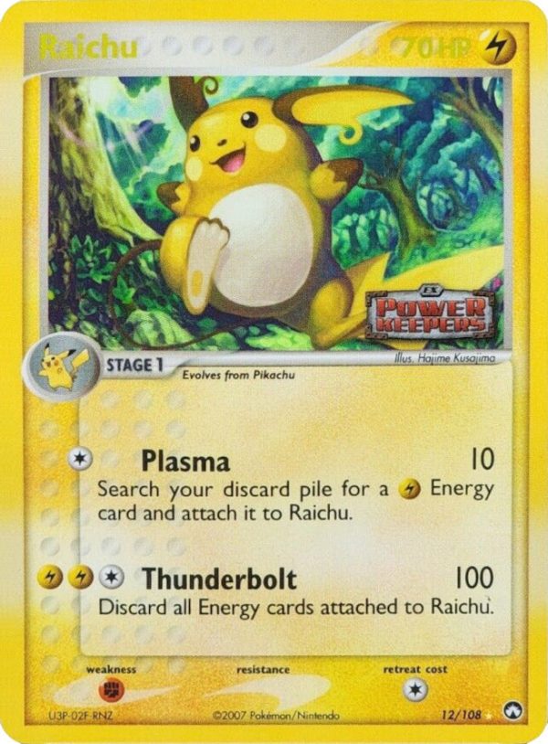 Raichu (12 108) (Stamped) [EX: Power Keepers] Hot on Sale