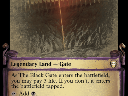 The Black Gate [The Lord of the Rings: Tales of Middle-Earth Commander Showcase Scrolls] Fashion