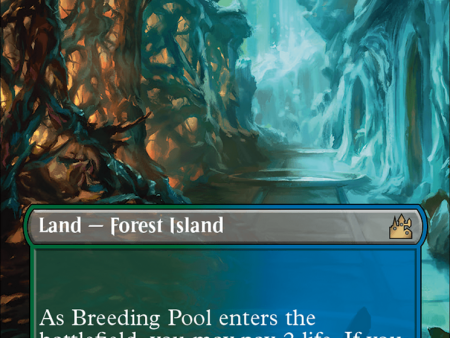 Breeding Pool (Borderless) [Ravnica Remastered] Supply