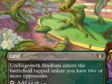 Undergrowth Stadium (Borderless Alternate Art) [Commander Masters] Online