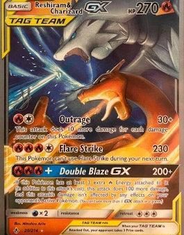 Reshiram & Charizard GX (20 214) (Perfection - Henry Brand) [World Championships 2019] Hot on Sale