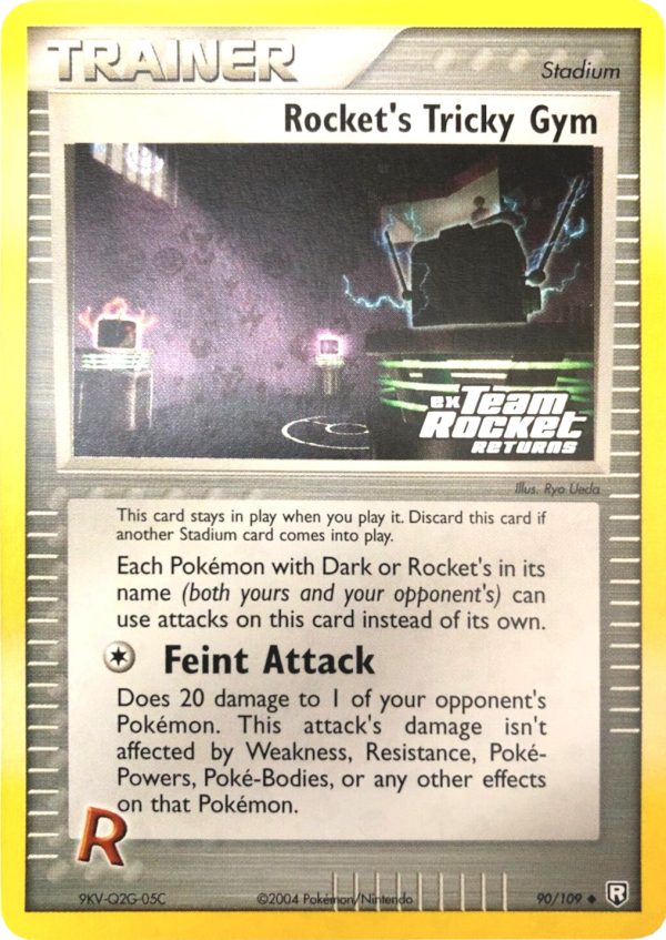 Rocket s Tricky Gym (90 109) (Stamped) [EX: Team Rocket Returns] Online Hot Sale