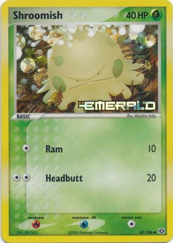 Shroomish (63 106) (Stamped) [EX: Emerald] Discount