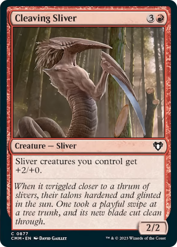 Cleaving Sliver [Commander Masters] Cheap