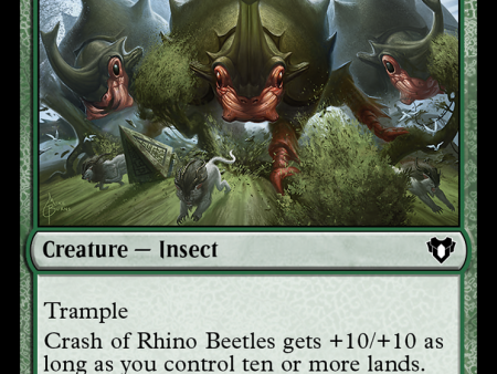 Crash of Rhino Beetles [Commander Masters] Online Hot Sale