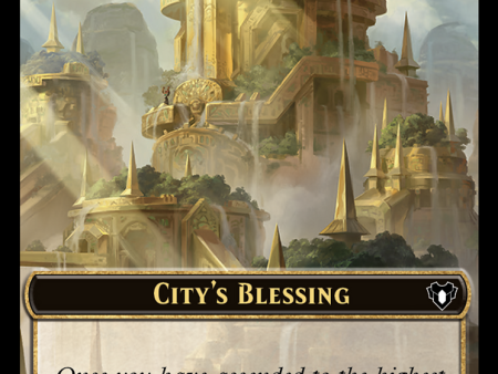 City s Blessing    Construct (41) Double-Sided Token [Commander Masters Tokens] Online now