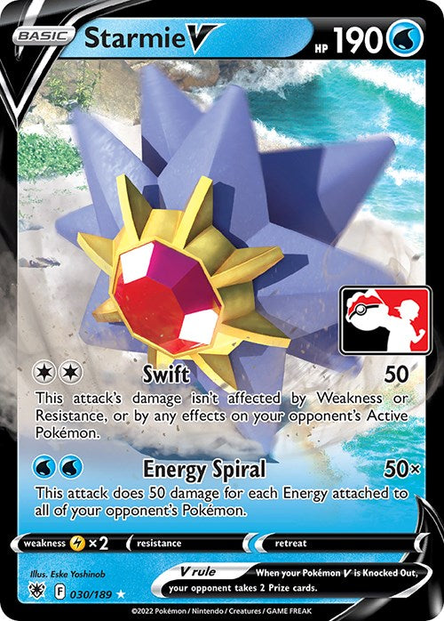 Starmie V (030 189) [Prize Pack Series Three] Hot on Sale