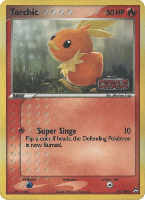 Torchic (67 108) (Stamped) [EX: Power Keepers] Hot on Sale