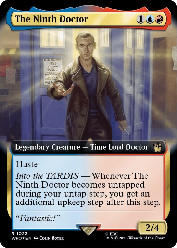 The Ninth Doctor (Extended Art) (Surge Foil) [Doctor Who] on Sale