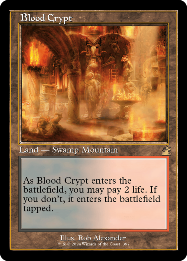 Blood Crypt (Retro) [Ravnica Remastered] Online Sale