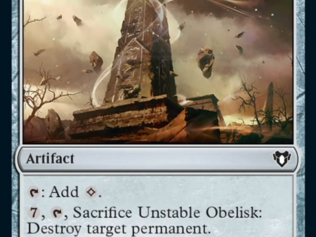 Unstable Obelisk [Commander Masters] For Cheap