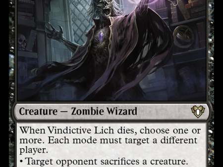 Vindictive Lich [Commander Masters] Online