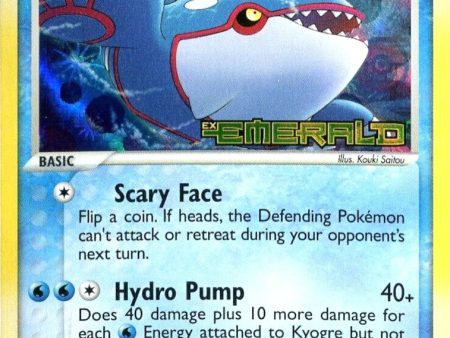 Kyogre (15 106) (Stamped) [EX: Emerald] Supply