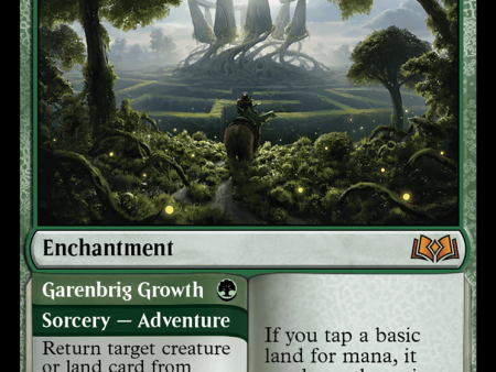 Virtue of Strength    Garenbrig Growth [Wilds of Eldraine] Online