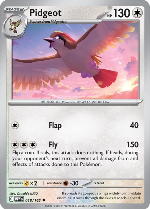 Pidgeot (018 165) [Scarlet & Violet: 151] Online