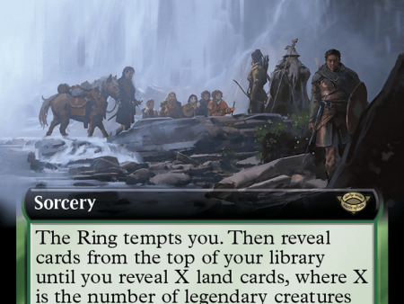 The Ring Goes South (Extended Art) (Surge Foil) [The Lord of the Rings: Tales of Middle-Earth] Sale