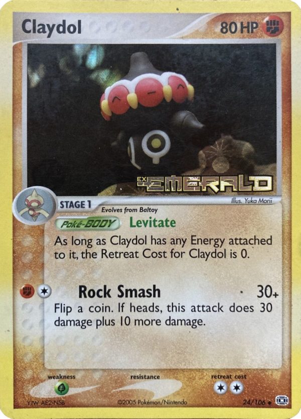 Claydol (24 106) (Stamped) [EX: Emerald] Sale