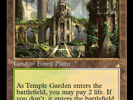 Temple Garden (Retro) [Ravnica Remastered] Hot on Sale