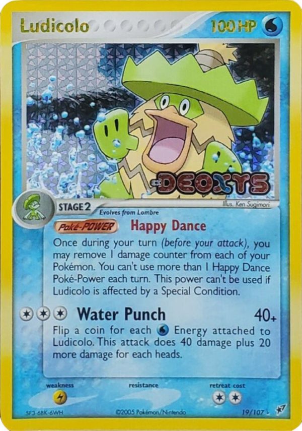 Ludicolo (19 107) (Stamped) [EX: Deoxys] Supply