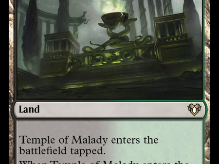 Temple of Malady [Commander Masters] on Sale