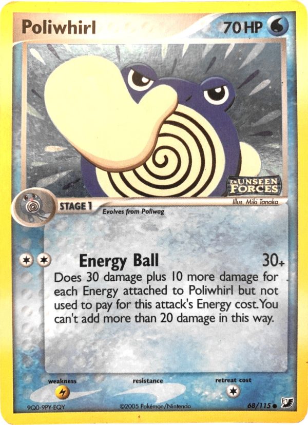 Poliwhirl (68 115) (Stamped) [EX: Unseen Forces] Fashion