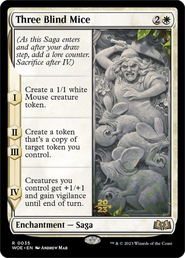 Three Blind Mice [Wilds of Eldraine Prerelease Promos] Online Hot Sale