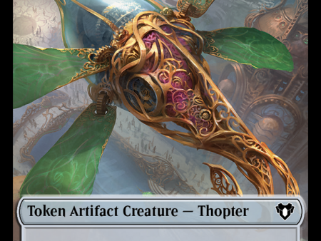 Thopter    Construct (41) Double-Sided Token [Commander Masters Tokens] Discount