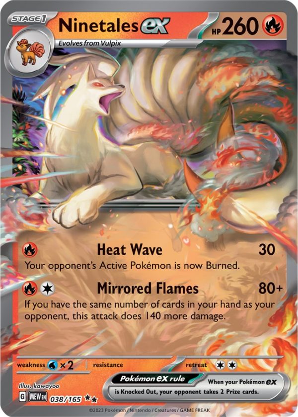 Ninetales ex (038 165) [Scarlet & Violet: 151] Online Hot Sale