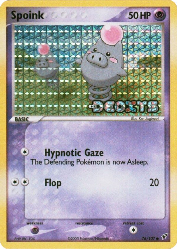 Spoink (76 107) (Stamped) [EX: Deoxys] Online Hot Sale