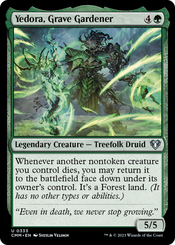 Yedora, Grave Gardener [Commander Masters] For Sale