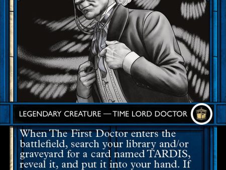 The First Doctor (Showcase) (Surge Foil) [Doctor Who] Online