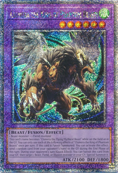 Chimera the King of Phantom Beasts [DUNE-EN033] Quarter Century Secret Rare Discount