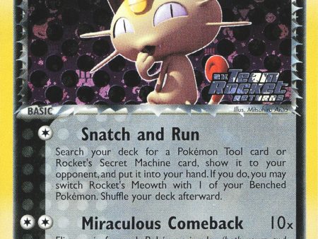 Rocket s Meowth (46 109) (Stamped) [EX: Team Rocket Returns] Online Sale